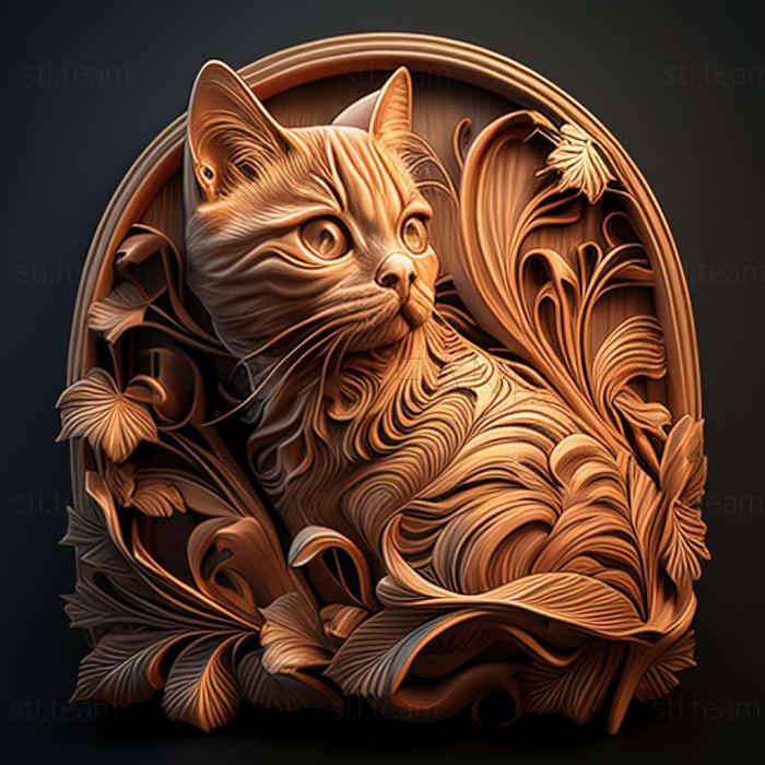 3D model kitty (STL)